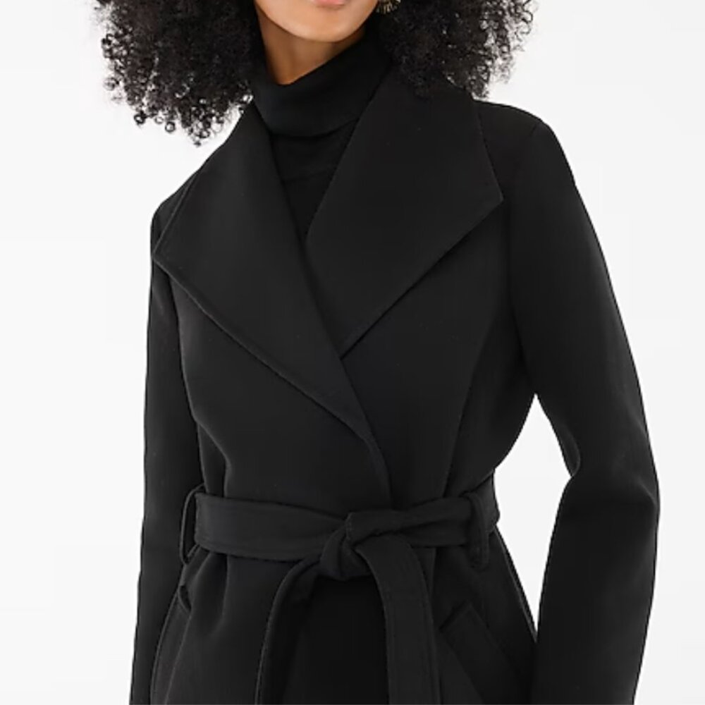 Black Wrap Coat